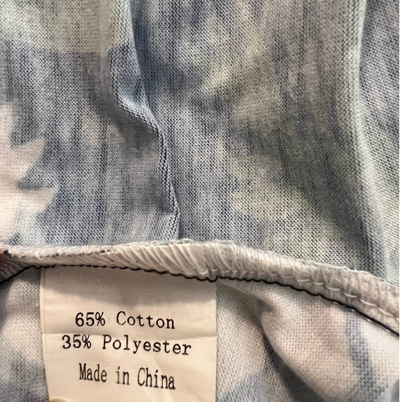 Spadehill Sleeveless Dress in Blue and Green Leaf Print Size XL - Picture 5 of 6